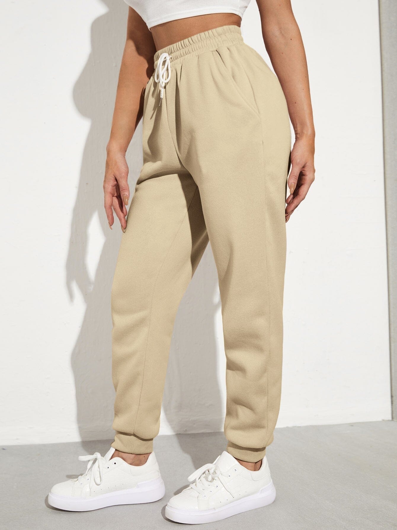 Calça Moletom Basic com Cordão