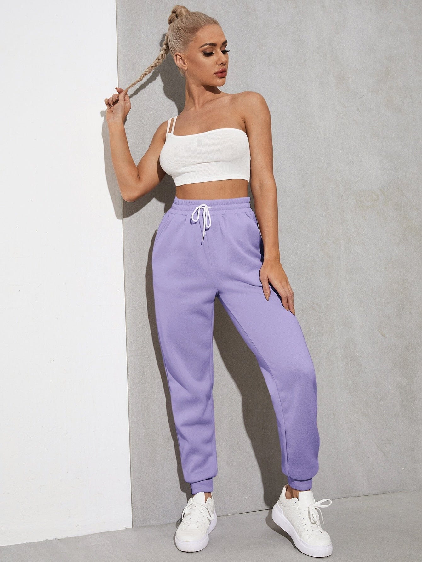 Calça Moletom Basic com Cordão