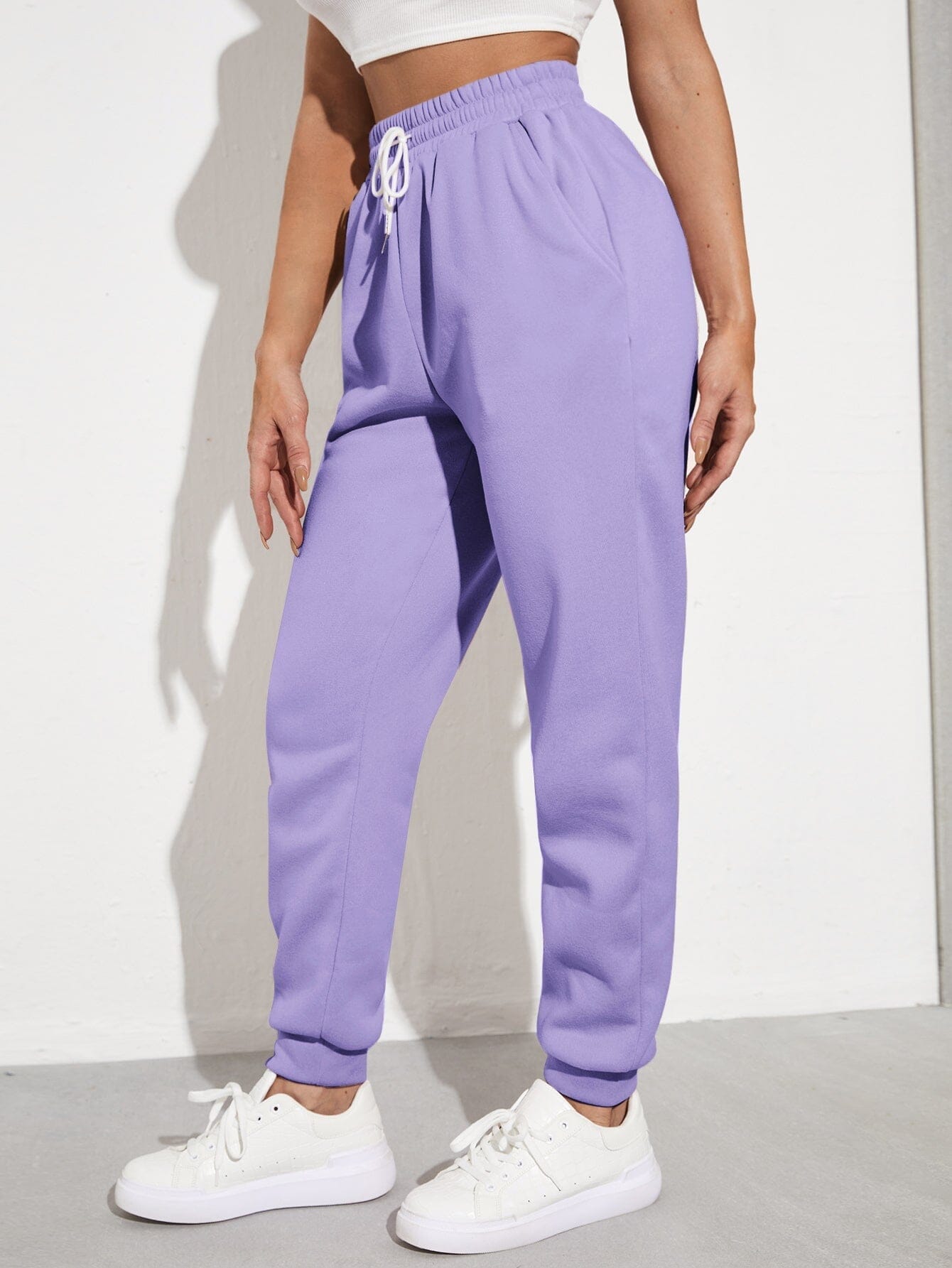 Calça Moletom Basic com Cordão