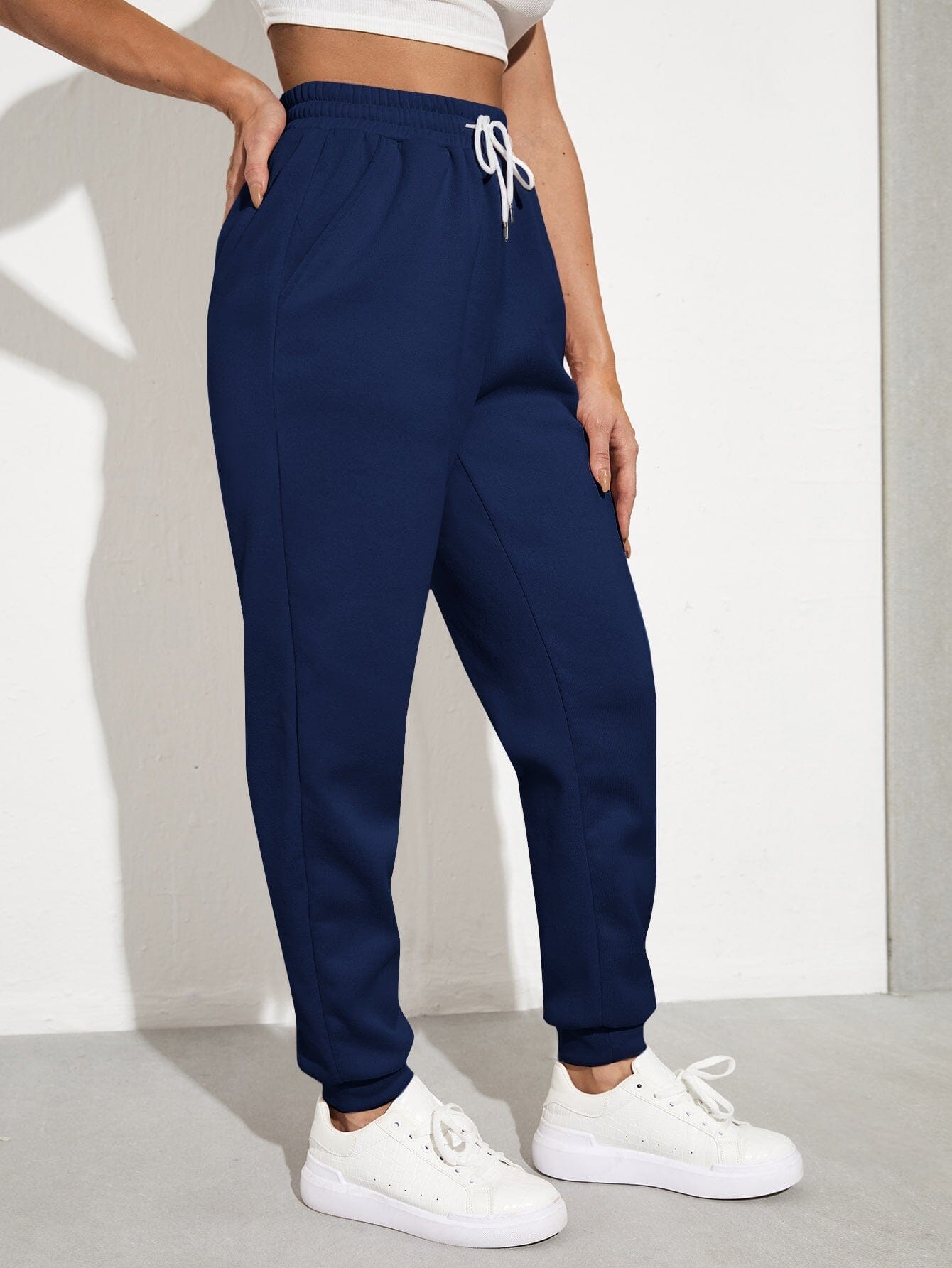 Calça Moletom Basic com Cordão
