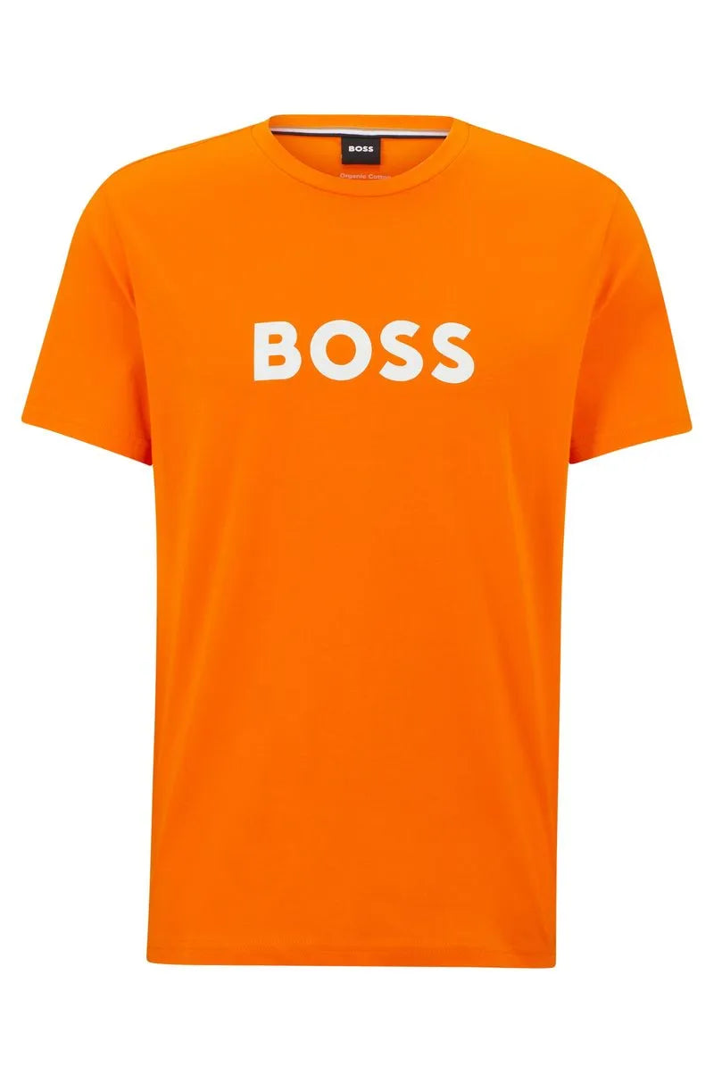 Camiseta Regular-Fit De Algodão Com Estampa De Logo.