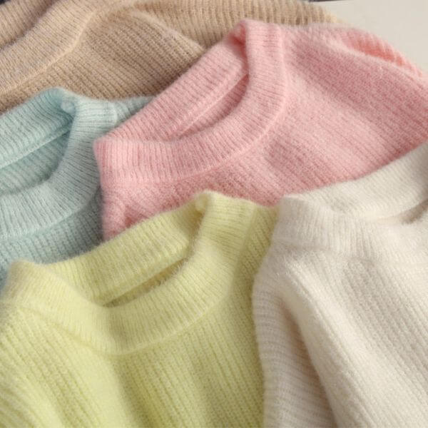Suéter Feminino Tricô Candy Colors