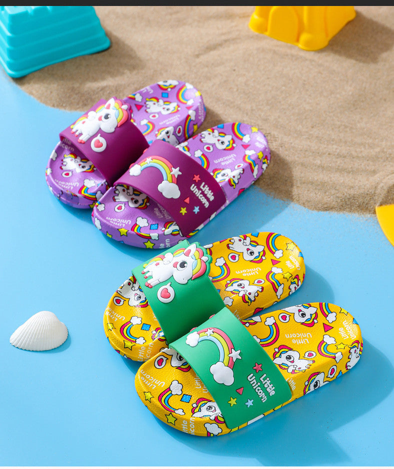 Chinelo Infantil Unicórnio