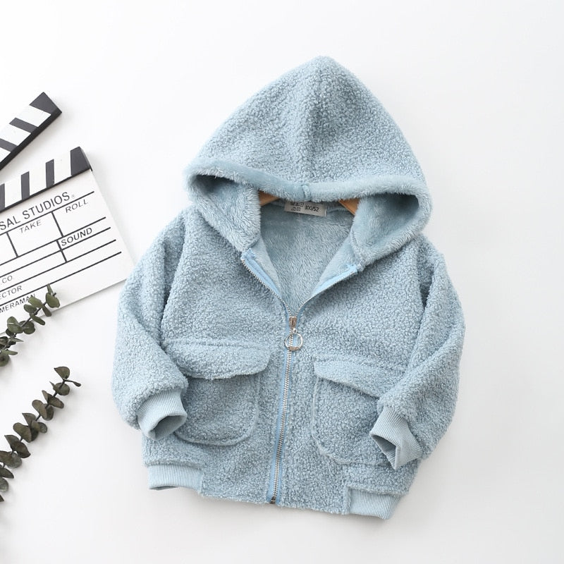 Jaqueta Infantil Fleece com Capuz