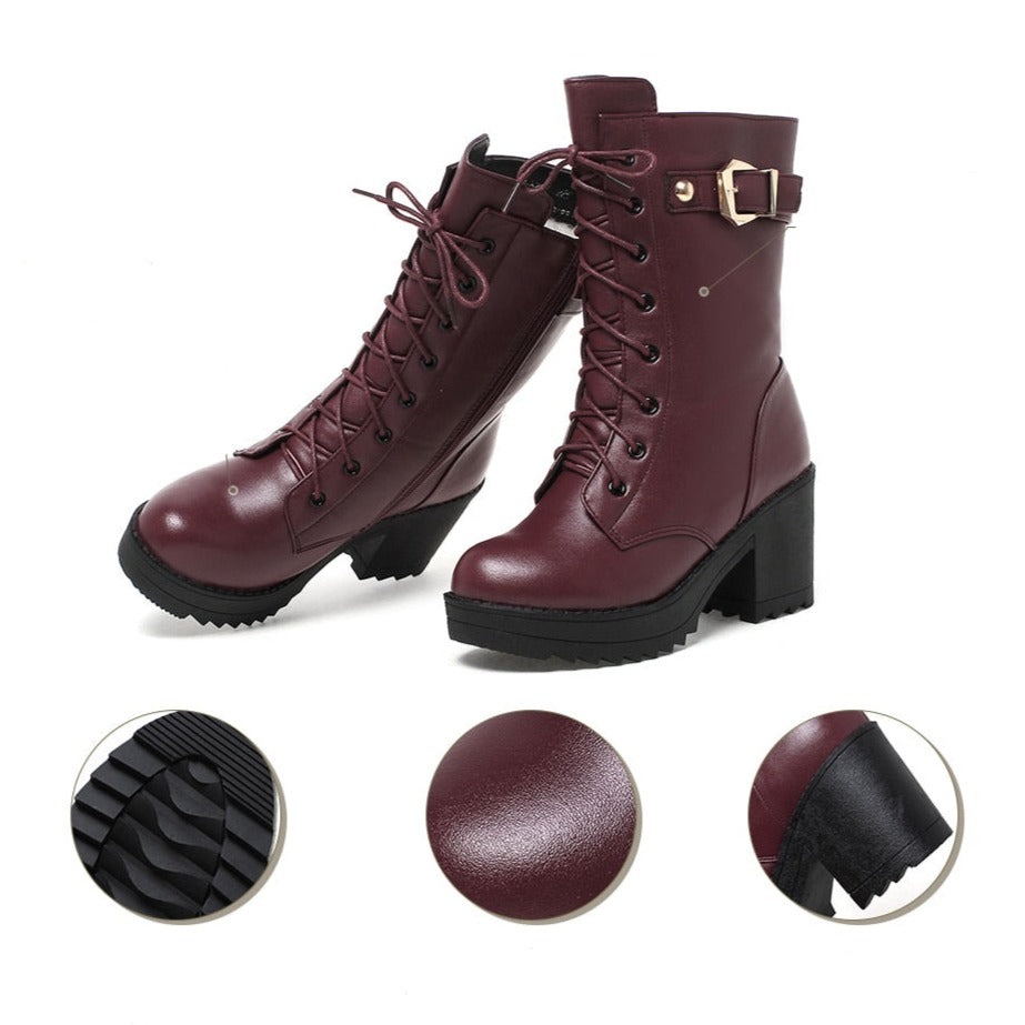 Bota Couro Inverno de Lã - Confortline