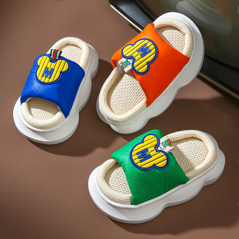 Chinelo Infantil Crochê Mickey Mouse