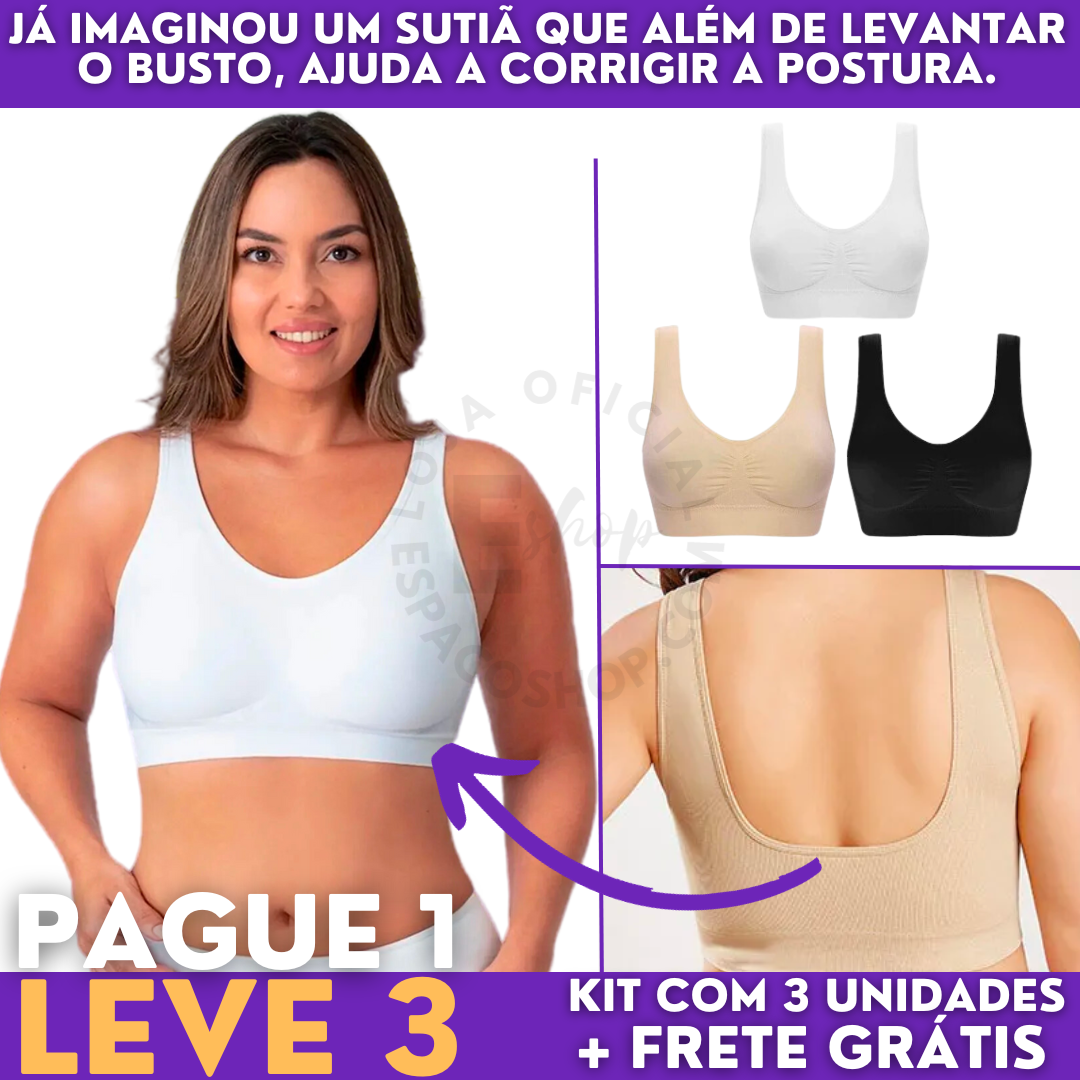 Sutiã Comfort Pro Pague 1 e Leve 3