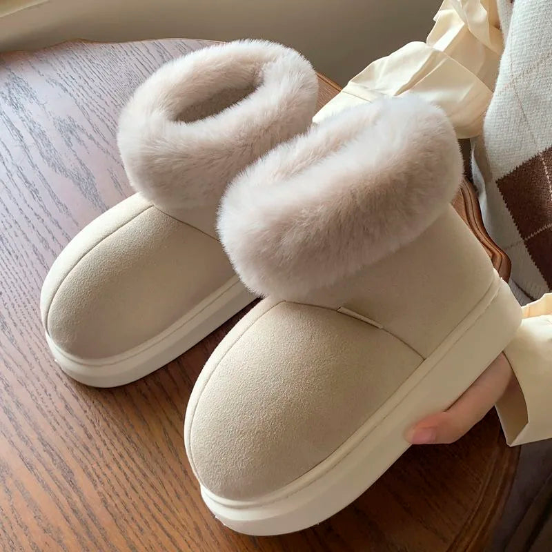 Bota de Algodão Feminina Para Inverno