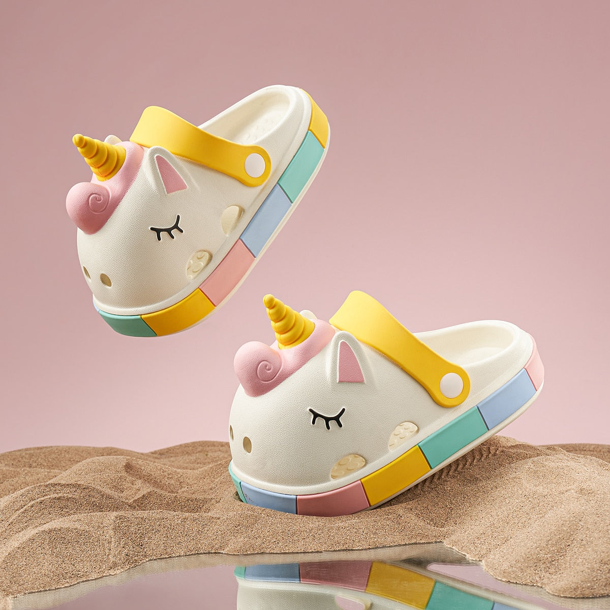 Sandália Infantil All Crocs - Unicórnio