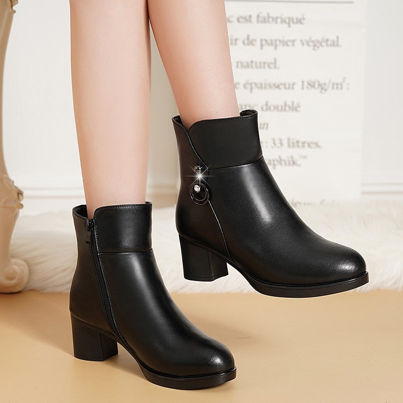 Bota Couro Inverno - Iris