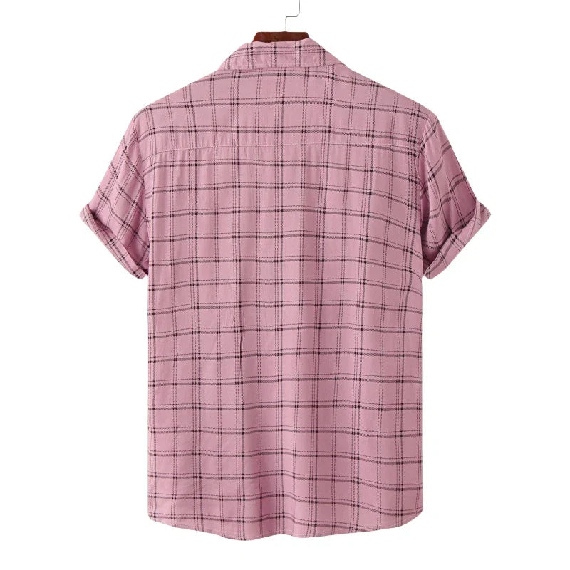Camisa Masculina Xadrez Leve