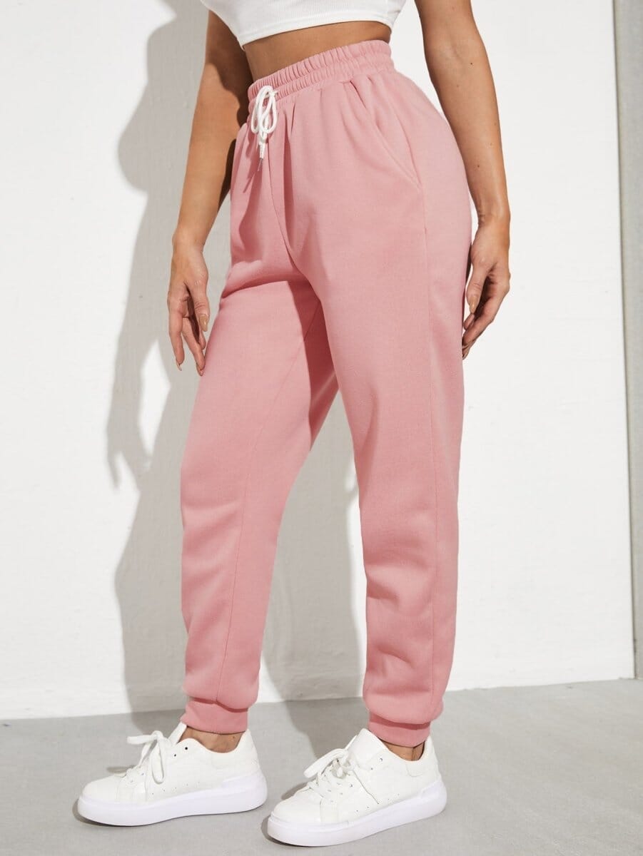 Calça Moletom Basic com Cordão