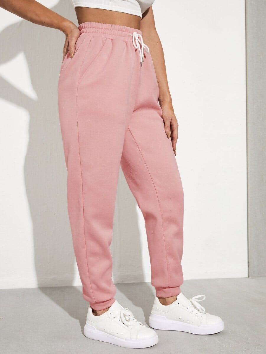 Calça Moletom Basic com Cordão
