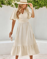 Vestido Mia Longo Decote V