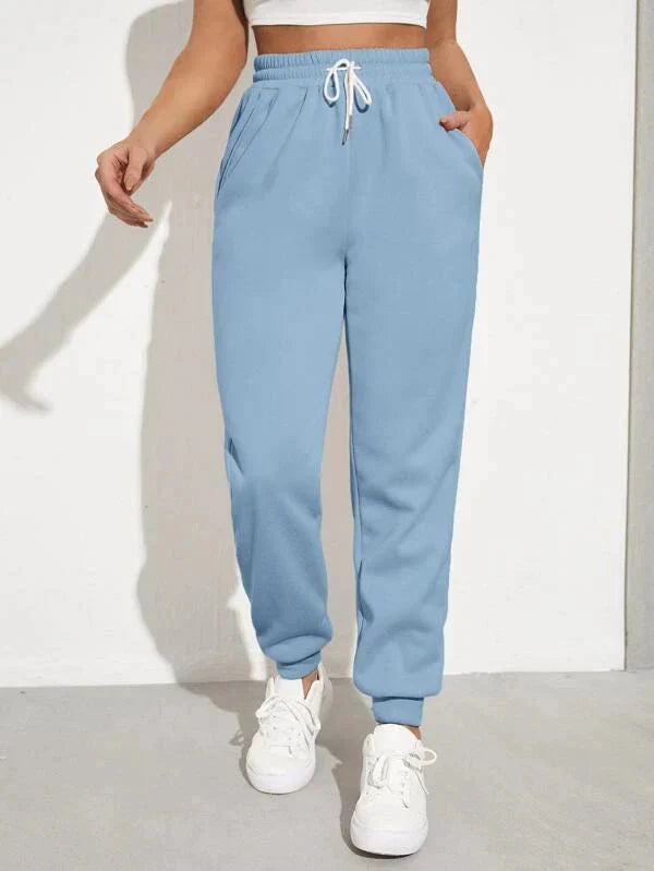Calça Moletom Basic com Cordão
