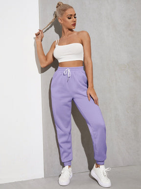 Calça Moletom Basic com Cordão