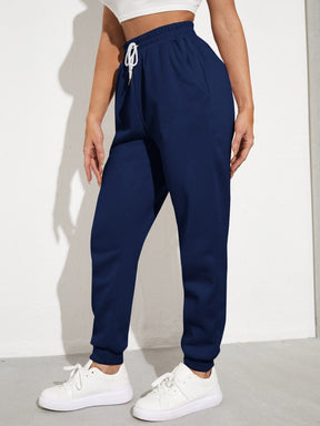Calça Moletom Basic com Cordão