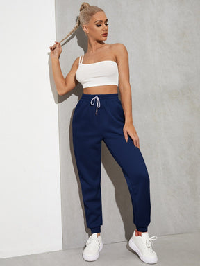 Calça Moletom Basic com Cordão