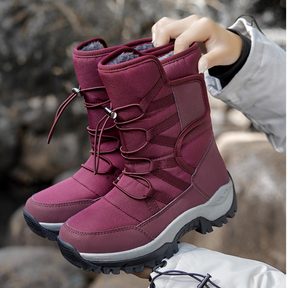 Bota Feminina de Inverno Forrada Impermeável