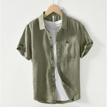 Camisa Masculina Linho Despojado