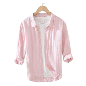 Camisa Masculina Linho Casual
