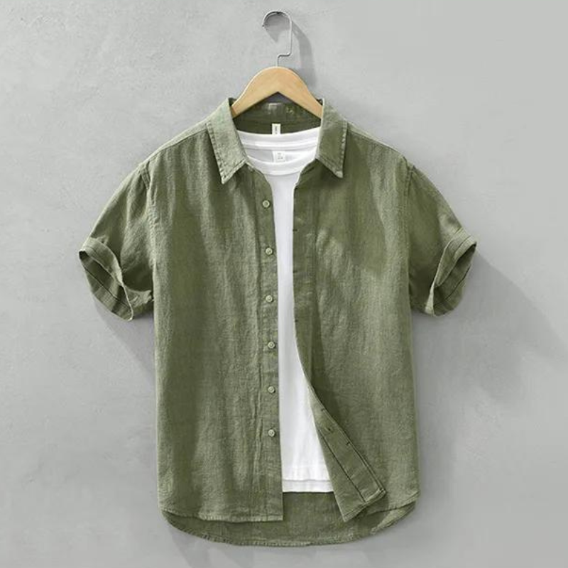 Camisa Masculina Linho Comfort
