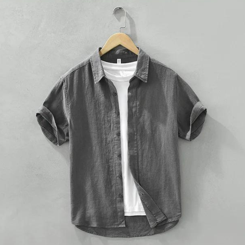 Camisa Masculina Linho Comfort