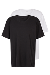 Conjunto 2 Camisetas Em Algodão Com Logo Bordado