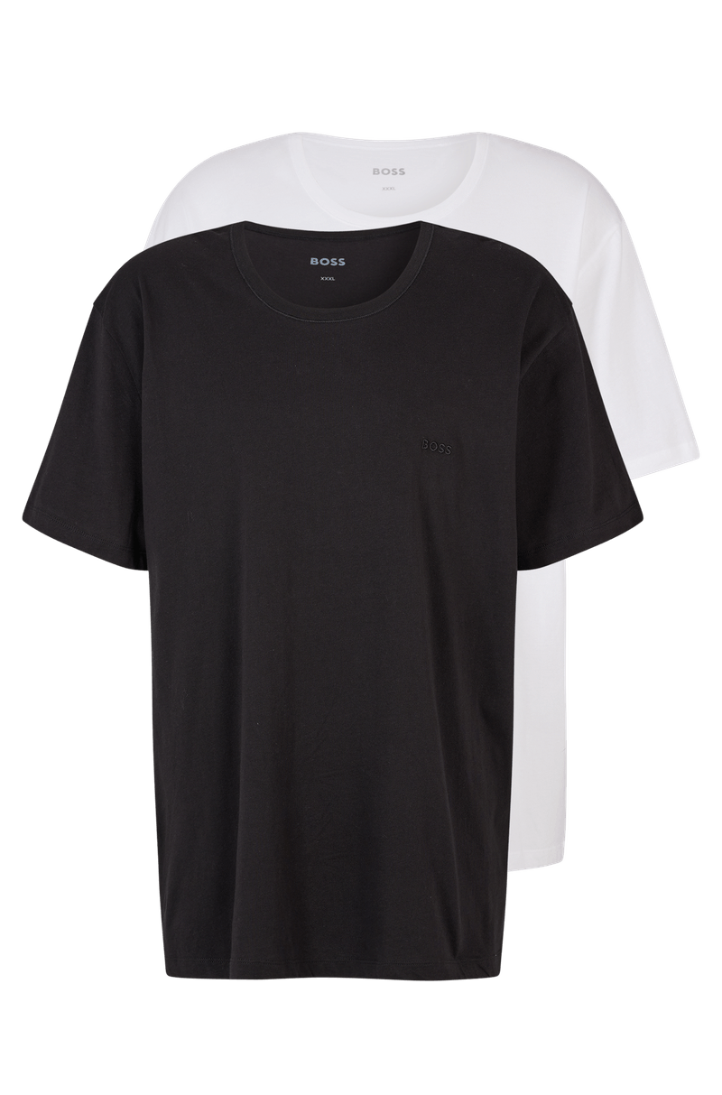 Conjunto 2 Camisetas Em Algodão Com Logo Bordado