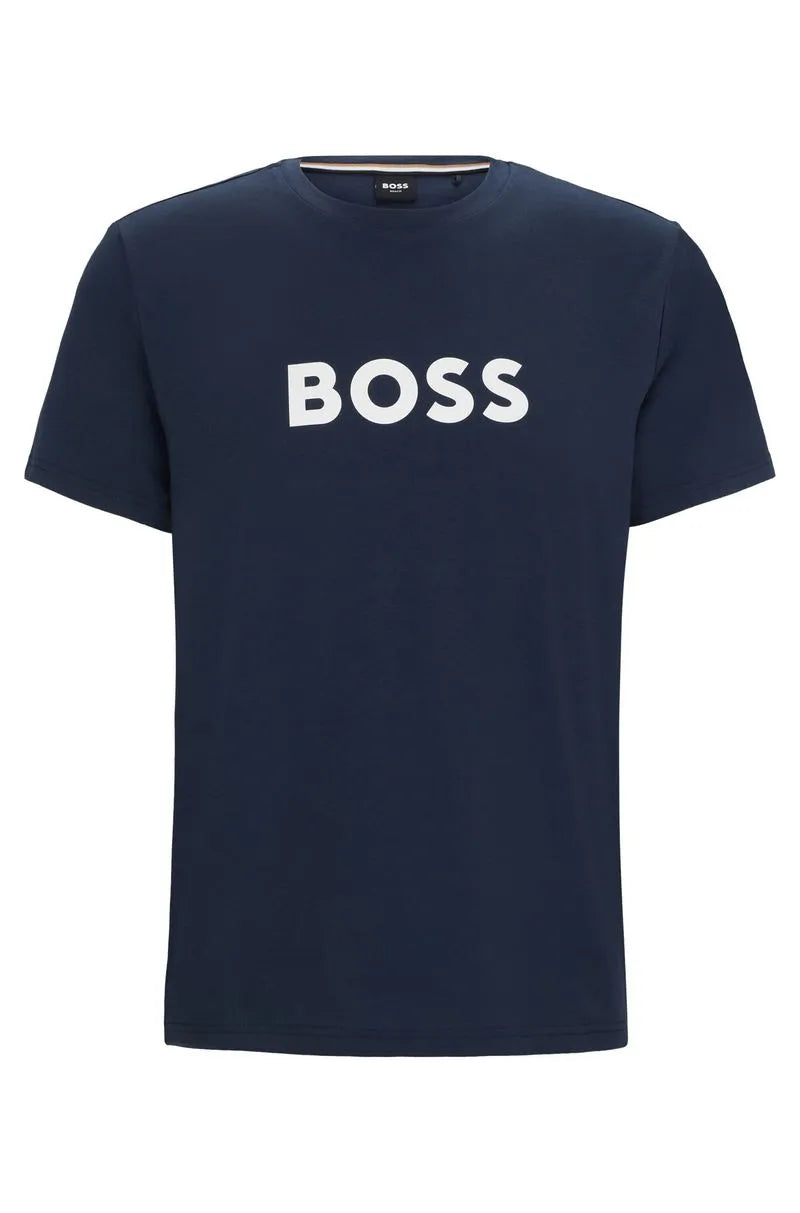 Camiseta Regular-Fit De Algodão Com Estampa De Logo.