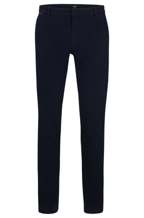 Chinos De Corte Ajustável Ao Corpo Com Cintura Regular Em Algodão Esticável