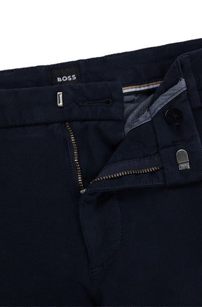 Chinos De Corte Ajustável Ao Corpo Com Cintura Regular Em Algodão Esticável