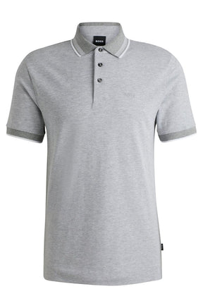 Polo Em Algodão Piqué Com Logo