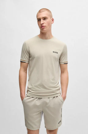 Camiseta Boss X Matteo Berrettini De Tecido Waffle