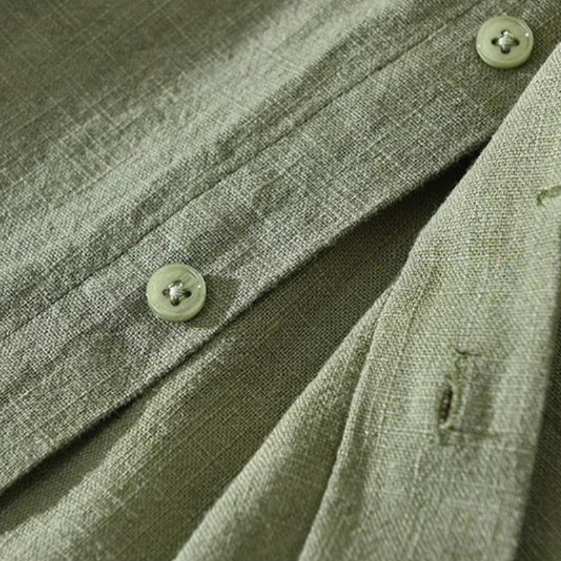 Camisa Masculina Linho Comfort