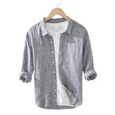 Camisa Masculina Linho Casual