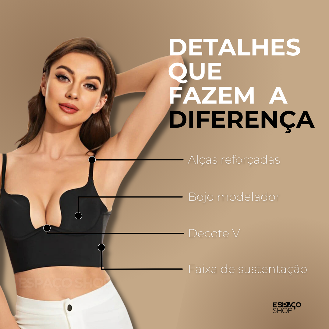 Sutiã com Decote nas Costas - Slim Up