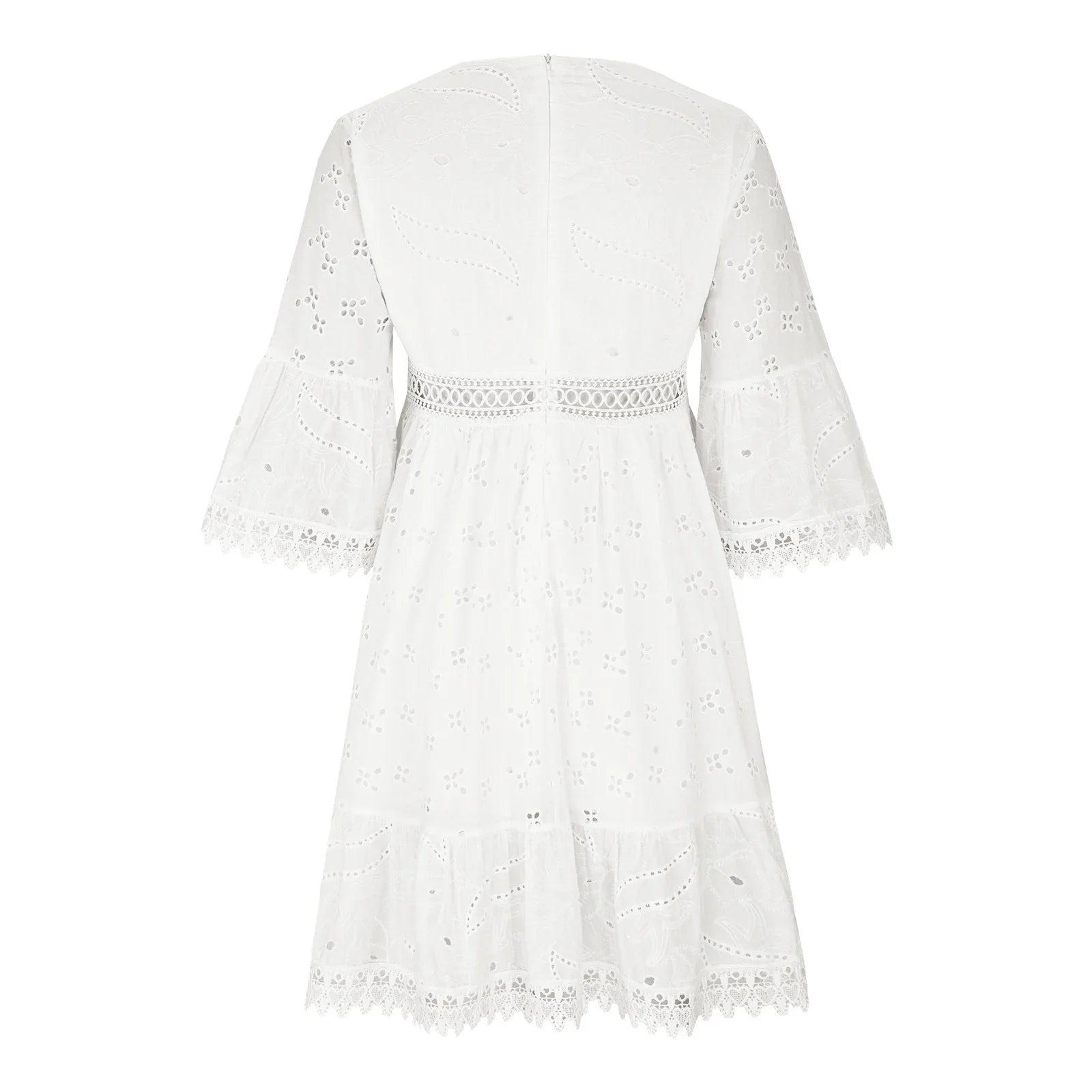Vestido Elea Boho Curto Renda