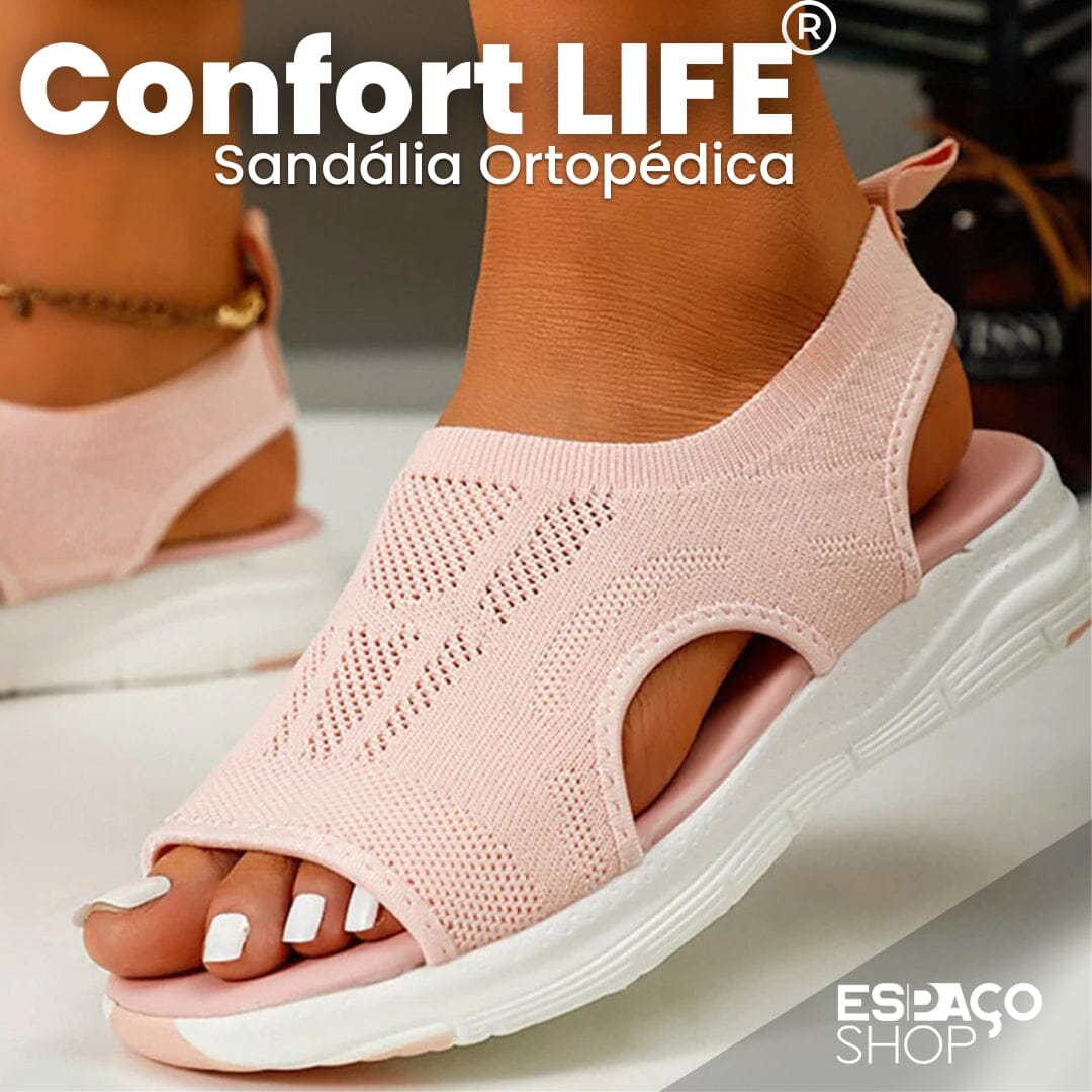 Sandália Ortopédica Confort Life