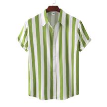 Camisa Masculina Listrada de Verão