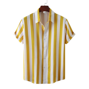 Camisa Masculina Listrada de Verão