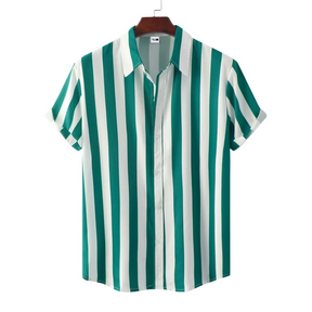 Camisa Masculina Listrada de Verão