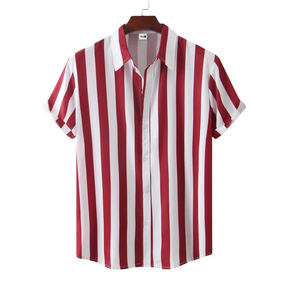 Camisa Masculina Listrada de Verão