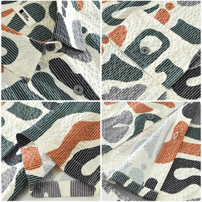 Camisa Masculina Estampada Abstrata