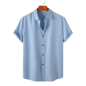 Camisa Masculina Azul Mar