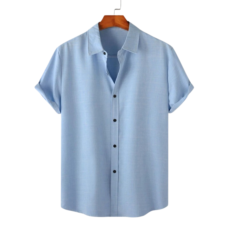 Camisa Masculina Azul Mar