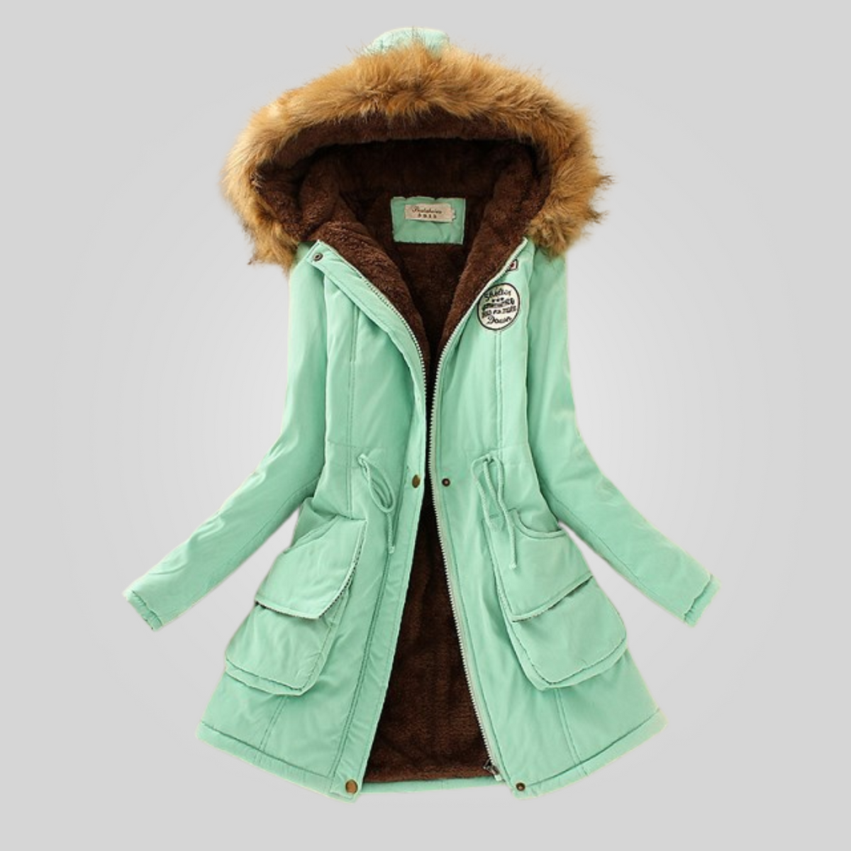 Casaco Feminino de Inverno Peluciado