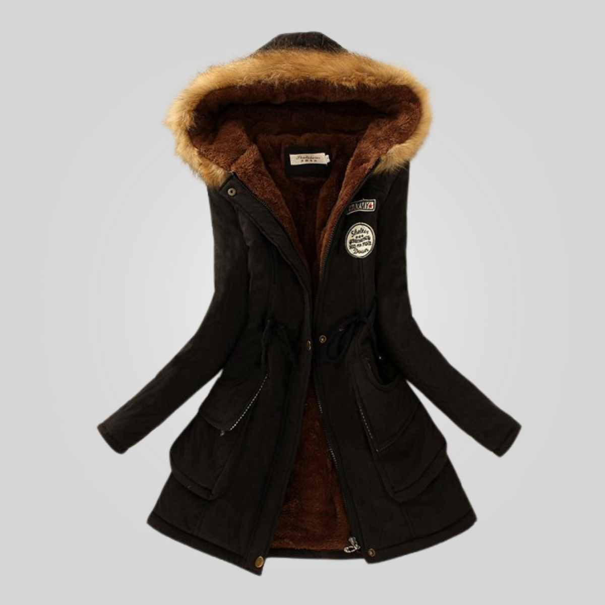 Casaco Feminino de Inverno Peluciado