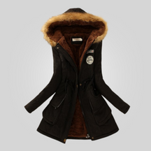 Casaco Feminino de Inverno Peluciado