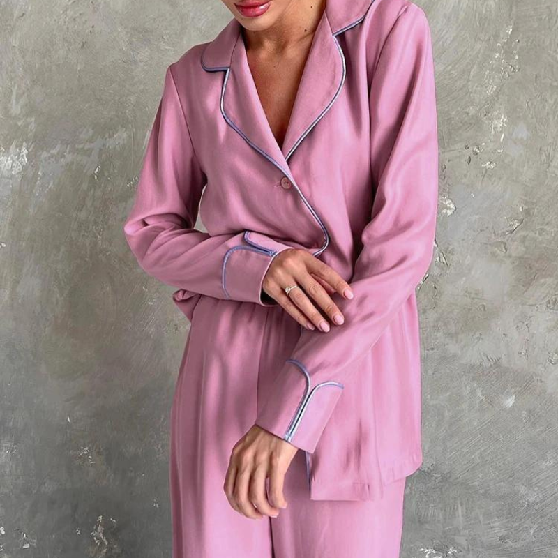 Pijama Feminino Americano  Longo - Silk